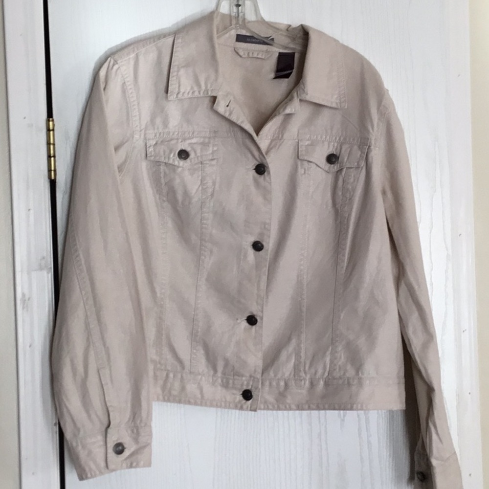 Liz Claiborne jacket. Has a slight shimmer. Large.